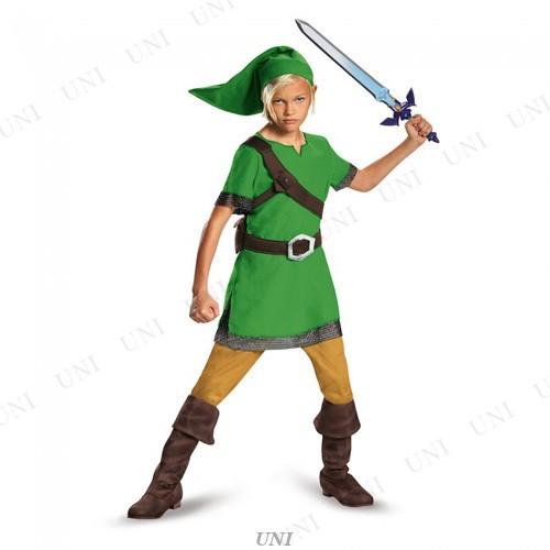 コスプレ 仮装 リンク クラシック 男の子用 L Disguise ゼルダの伝説 コスプレ衣装 仮装 キッズ 子供用L チュニック ベルト 帽子