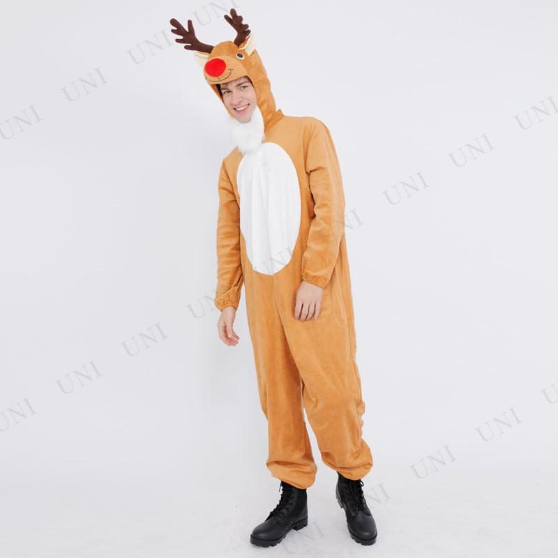 トナカイ コスプレ 仮装 アニマル 動物 クリスマス Patymo Xm スマイルトナカイスーツ Pw s パーティワールド 通販 Yahoo ショッピング