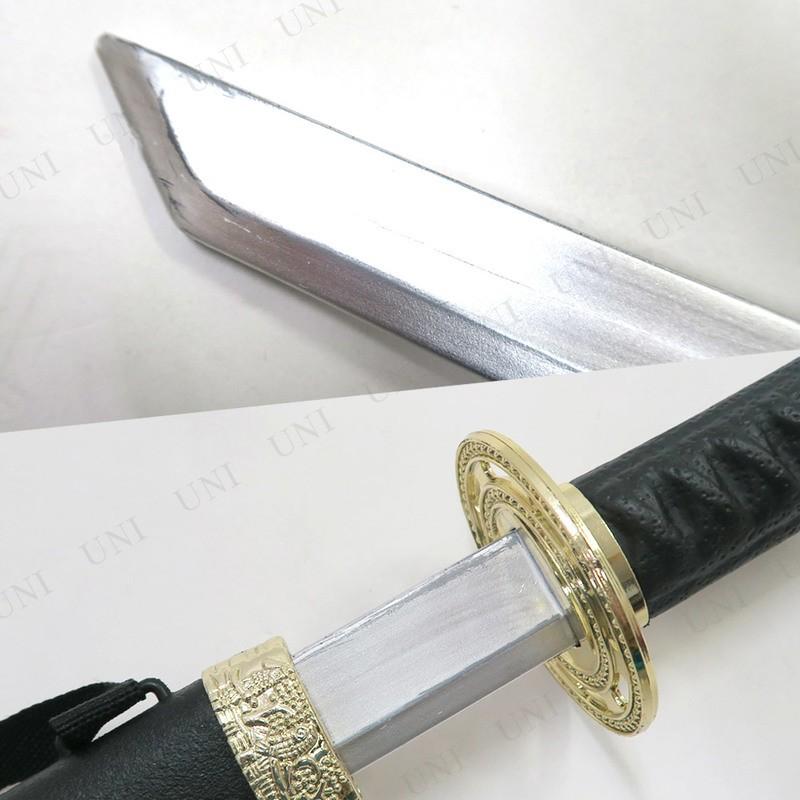 コスプレ 仮装 Uniton 日本刀 金装飾 104cm 肩掛けベルト付き 和風