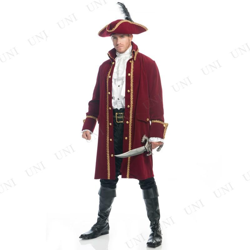 コスプレ 仮装 レッドパイレーツ L Charades Costumes コスプレ衣装 仮装 ファンタジー フィクション 海賊 男性用L 大人 ジャケット ポリエステル100%の画像