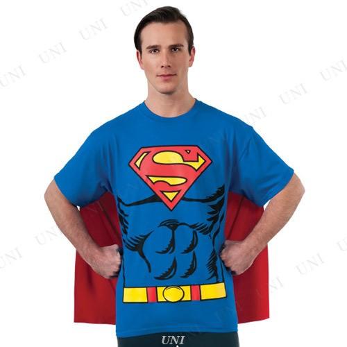 コスプレ 仮装 衣装 ハロウィン メンズ スーパーマン Tシャツ 大人用 L マント付き Pw s パーティワールド 通販 Yahoo ショッピング
