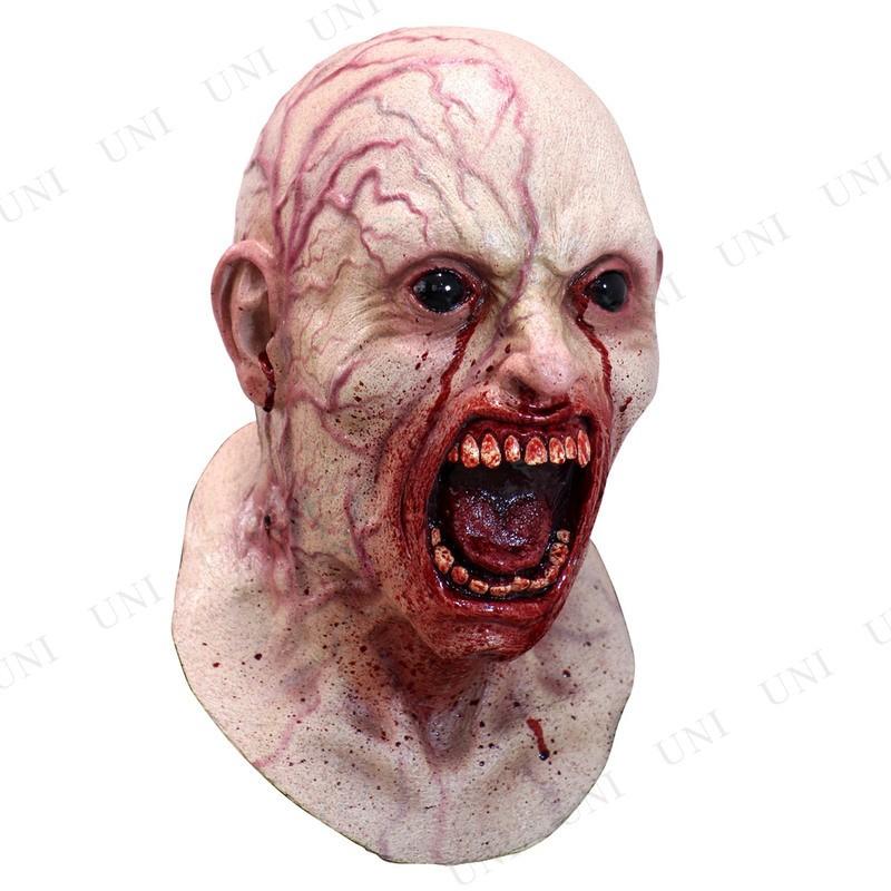 コスプレ 仮装 ホラーマスク 感染者 Ghoulish プチ仮装 コスプレ小物 小道具 フリーサイズ フルフェイス バイオハザード風_1