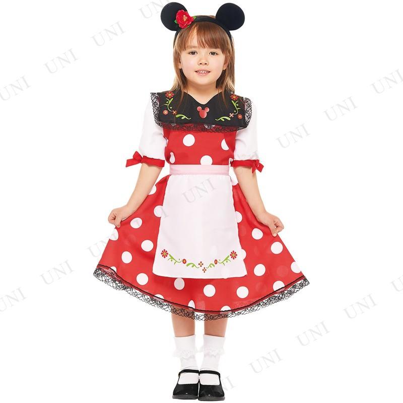 Disney（ディズニー） コスプレ 仮装 子ども用チロリアンミニーS 水玉