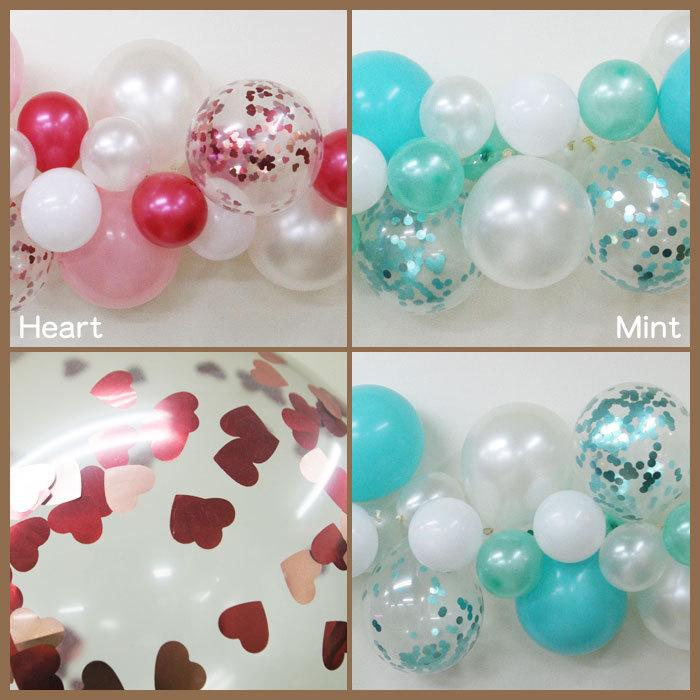 全国送料無料 バルーンガーランド 手作りキット 風船36個 コンフェティ入り 110cm 各2色 お誕生日 飾り付け 店舗装飾 バースデー ウェディング 風船 B102x パーティーフェーバー 通販 Yahoo ショッピング
