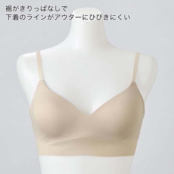 [GUNZEフェア] 【お取り寄せ商品】 グンゼ キレイラボ ノンワイヤーブラジャー レディース M-LL gunze KIREILABO ブラジャー ホック無し オーガニックコットン | GUNZE | 02