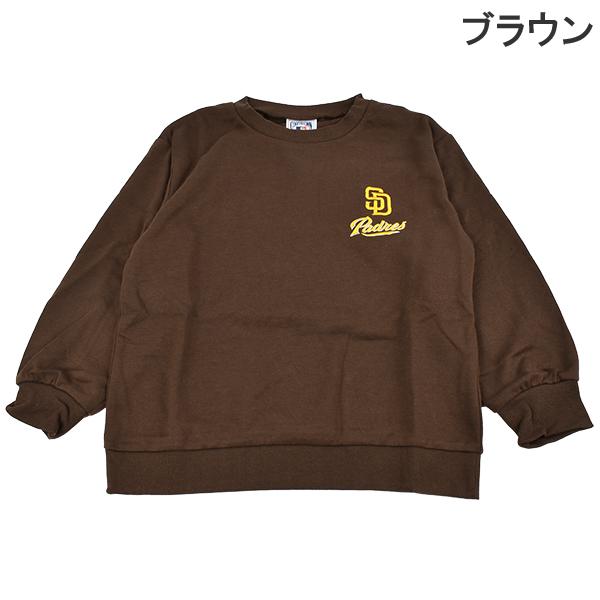 MLB キッズ トレーナー ミニ裏毛 スウェットシャツ 子供服 長袖 