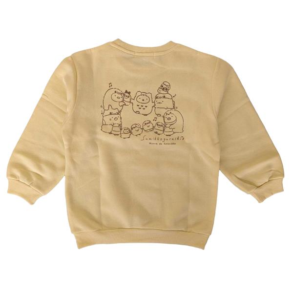 値下げ品】キッズ すみっコぐらし 裏起毛 トップス トレーナー 長袖