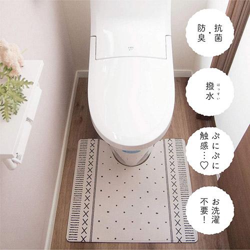 拭ける北欧風トイレマット 55 60 撥水 肉厚5mm Ec0065 パーティハウスヤフー店 通販 Yahoo ショッピング
