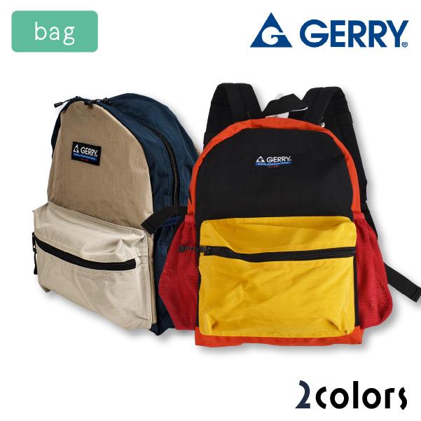 GERRY（ジェリー） ロゴ バックパック リュック かばん ザック サイド 