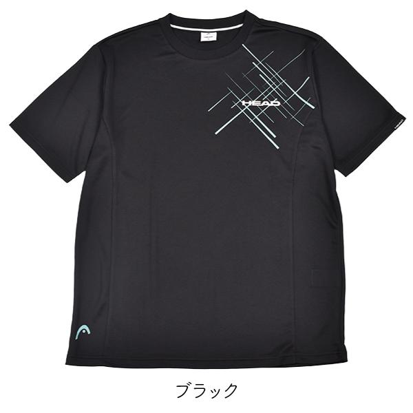 HEAD（ヘッド） Tシャツ メンズ 紳士 ウォーキング ランニング ジョギング スポーツ 抗菌 防臭 吸水速乾 半袖 メッシュ 大きいサイズ M L LL 3L 4L 5L 1点までメ｜partyhouse702｜02