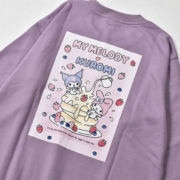 レディース サンリオ トレーナー スウェット プルオーバー 婦人 sanrio かわいい マイメロ ポムポムプリン バツマル クロミ M L|partyhouse702|05