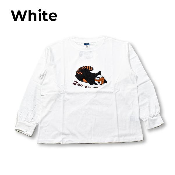 レディース どうぶつ柄 長袖 Tシャツ カットソー ZOOZOOZOO 1点まで