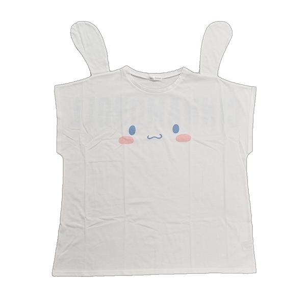 レディース サンリオ 耳付きｔシャツ 婦人 マイメロディ ポムポムプリン シナモロール クロミ ｓａｎｒｉｏ かわいい ゆったり 1個までメール便可 Ohec パーティハウスヤフー店 通販 Yahoo ショッピング
