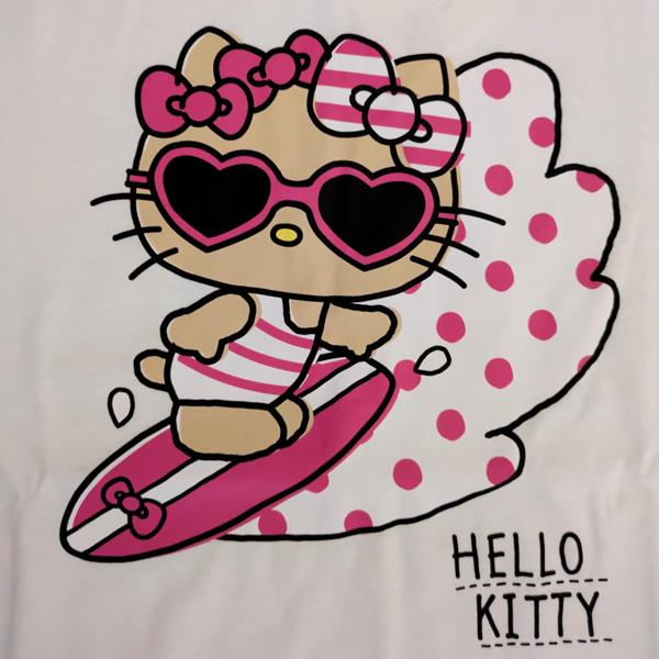 sanrio サンリオ 半袖 Tシャツ M L レディース 婦人 日焼けキティ