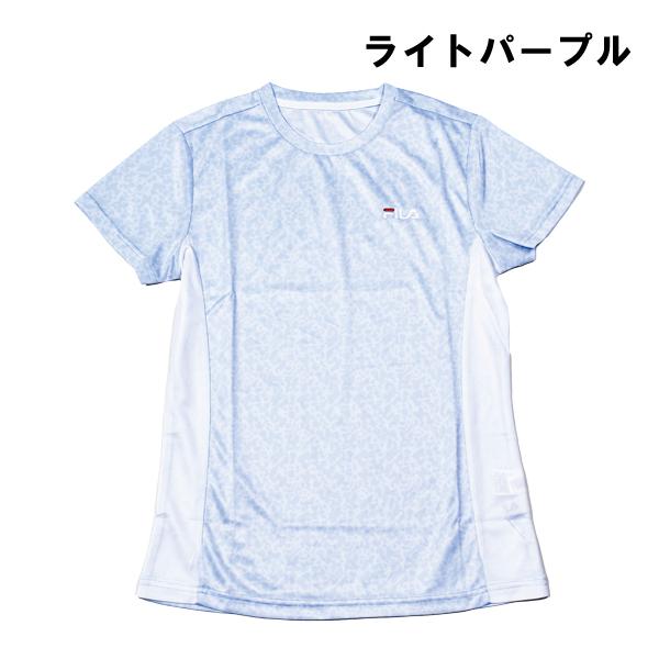 [オンライン限定SALE] 婦人 レディース FILA Tシャツ 半袖 丸首 ドライ UVカット レオパード 夏 涼しい 吸汗速乾 スポーツ ジム ウォーキング トレーニング  シ｜partyhouse702｜05