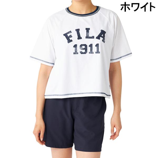 FILA（フィラ） レディース 水着 スイムウェア セットアップ 4点セット