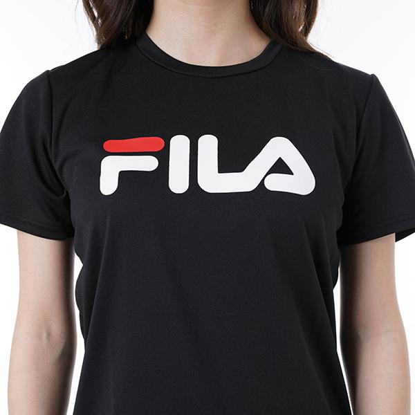 FILA（フィラ） レディース Tシャツ 半袖 スポーツ 吸水速乾 日焼け