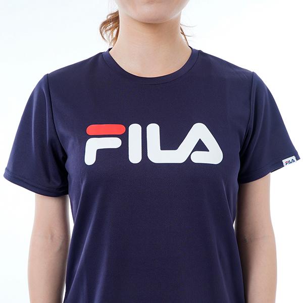 FILA（フィラ） レディース Tシャツ 半袖 スポーツ 吸水速乾 日焼け