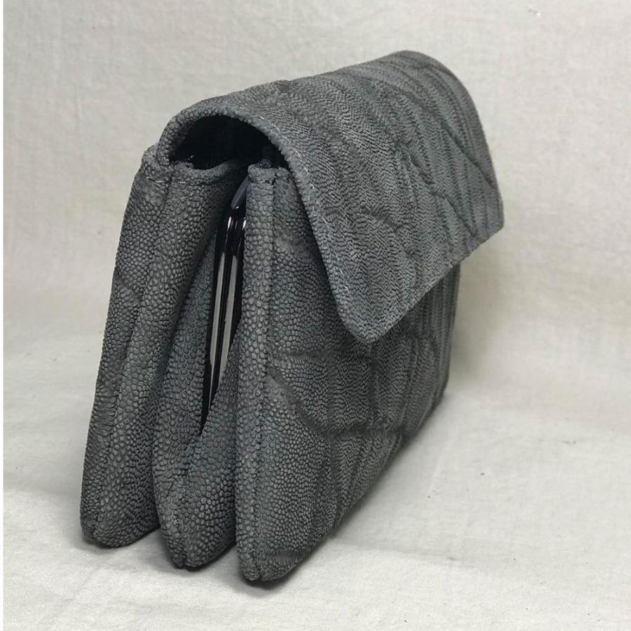 象革財布 高級象革財布 高級財布 希少象革 手作り象革財布 本革財布 ３連財布象革Lの画像