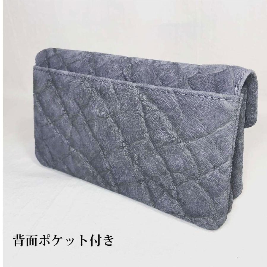 象革財布 高級象革財布 高級財布 希少象革 手作り象革財布 本革財布 ３連財布象革Lの画像