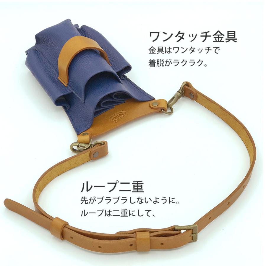 シザーケース 美容師 トリマー WAVE 本革シザーケース スタイリスト
