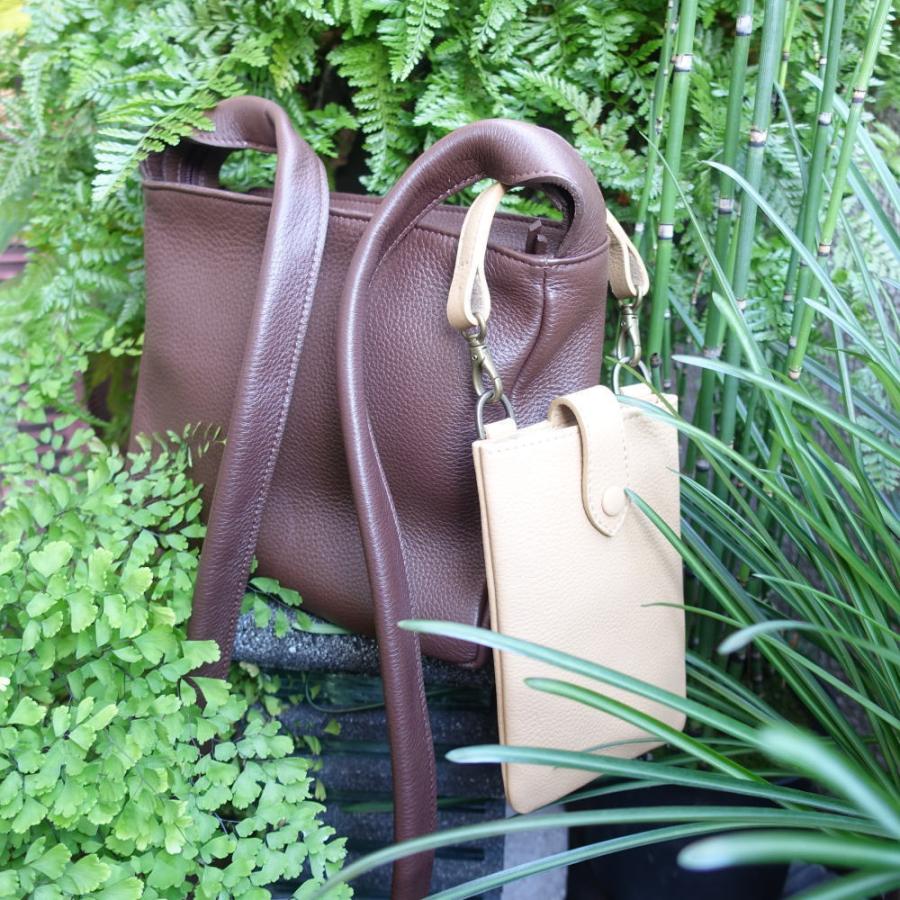 スマホポーチ 本革 スマホショルダー スマホバッグ HANG カバンにも