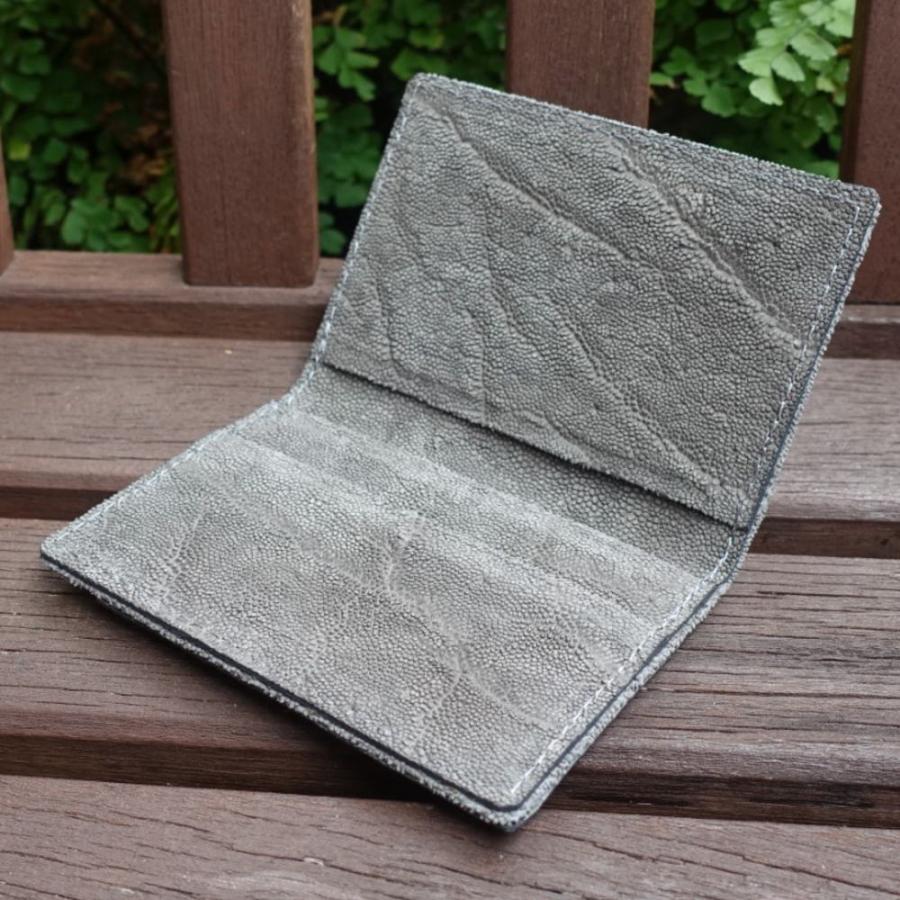 PARTYMIX 象革 エレファント 象革パスケース 手作り名刺入れ 希少象革