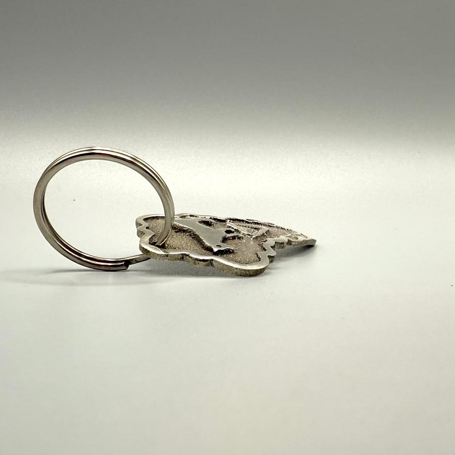 インディアンジュエリー　シルバー+12K　キーホルダー　お守り　貴重品 インディアンジュエリー シルバー+12K キーホルダー お守り 貴重品
