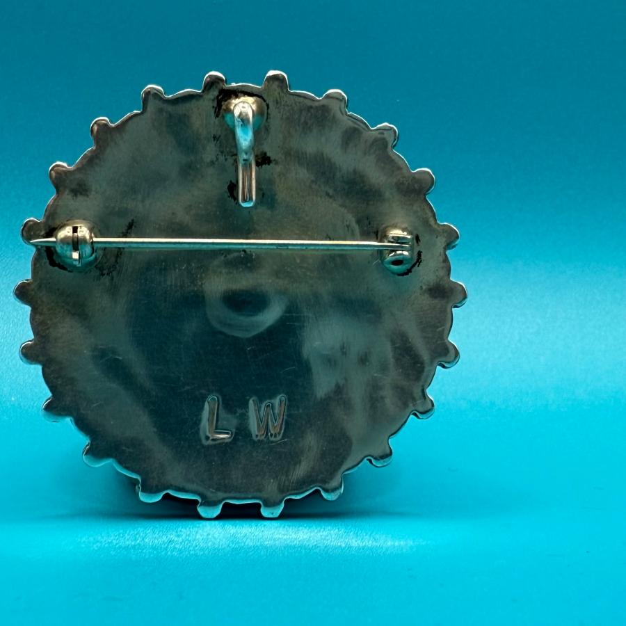 ヴィンテージ クラスターコーラルペンダント ロレインワッツァ