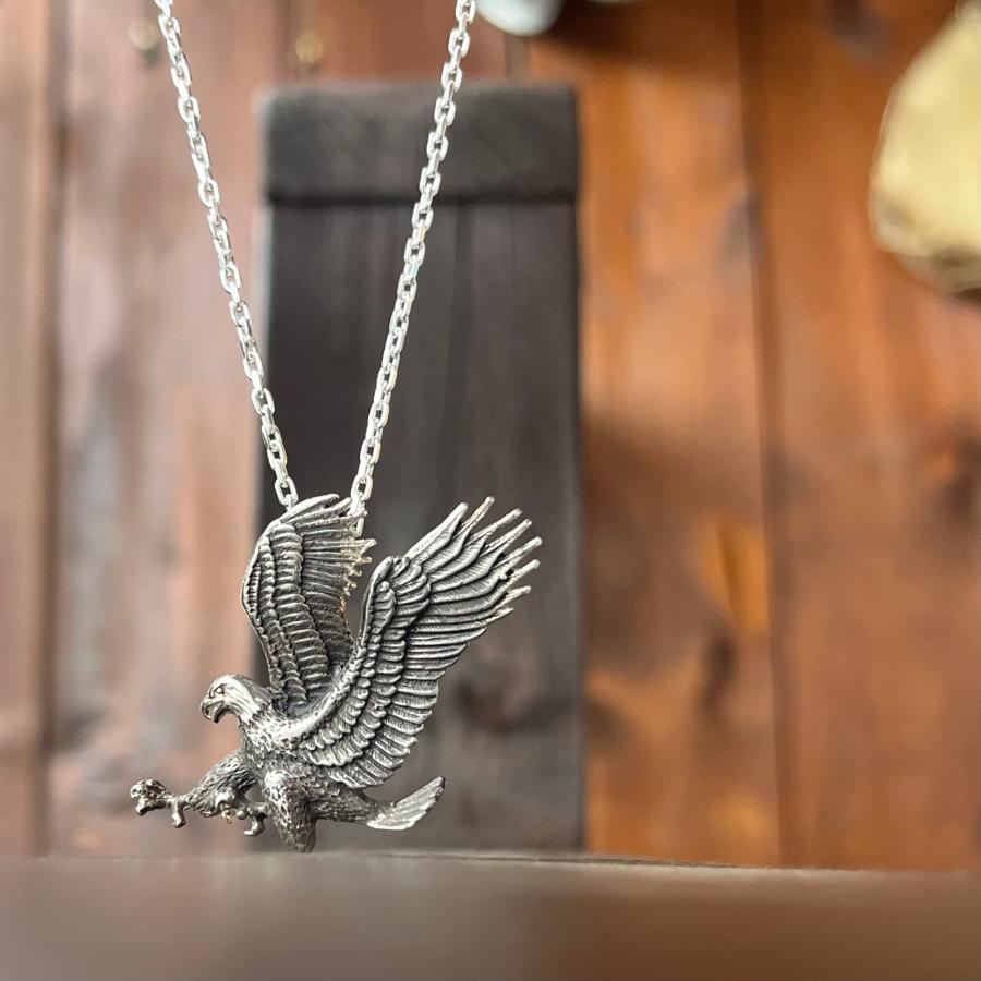 イーグルペンダント　シルバー Amazon | ＜DaDa silver works＞鷹の首飾り 鷹ペンダント イーグル