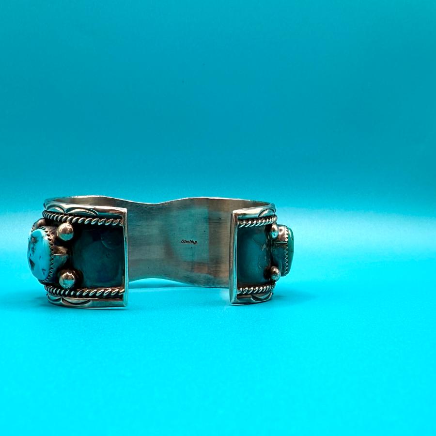 NAVAJO ターコイズバングルタイプ時計 腕時計 インディアンジュエリー