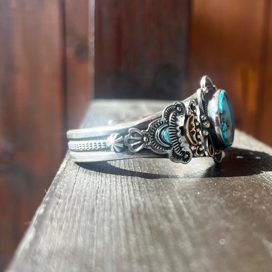 キャンデラリアターコイズバングル インディアンジュエリー/ネイティブ