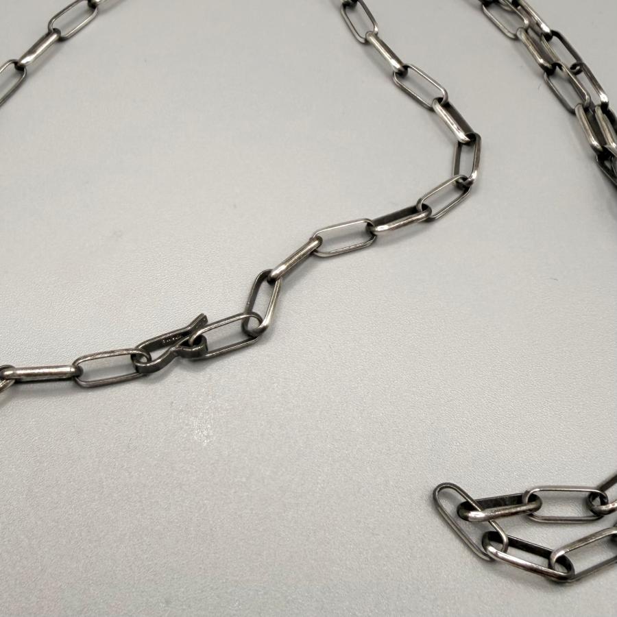 ナバホチェーンネックレス　５０センチ　インディアンジュエリー/ネイティブアメリカン/シルバーアクセサリー/シルバーペンダント/アメカジの画像