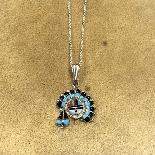 サンフェイス ネックレス Zuniｍａｄｅ インディアンジュエリー ネイティブアメリカン ズニ族 Ttn6035 Party On 通販 Yahoo ショッピング