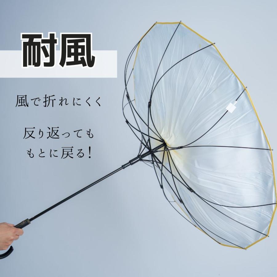 パーティーレイン藤田屋 [FTW002]16本骨傘 シームレス 65cm メンズ