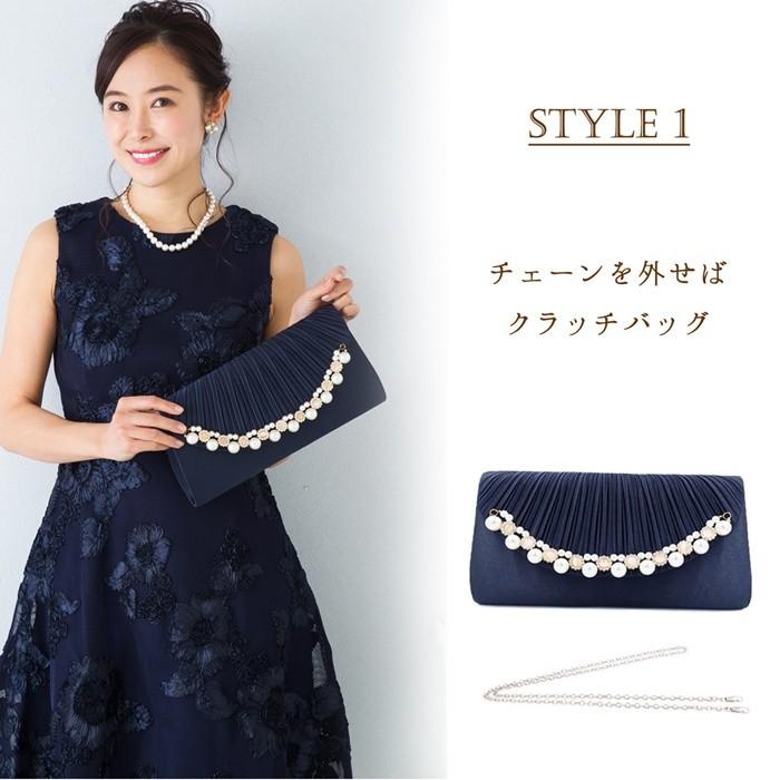 パーティーバッグ 結婚式 バッグ フォーマルバッグ 大きめ クラッチ