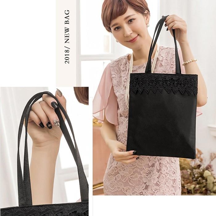 結婚式 サブバッグ タテ型 大きめ フォーマルバッグ トートバッグ 黒 ベージュ 冠婚葬祭 レディース Vi パーティースタイル Vierge 通販 Yahoo ショッピング