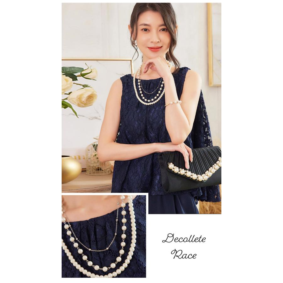 パンツドレスードレス 結婚式 服装 袖あり 長袖ドレス 結婚式