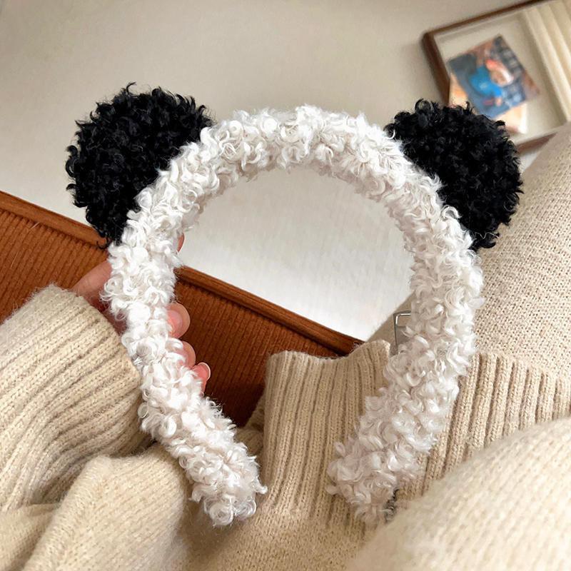 もこもこパンダカチューシャ パンダヘッドアクセサリー : Parufestore