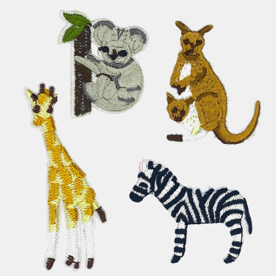 アニマルワッペン アイロンワッペン アップリケ 刺繍ワッペン | 