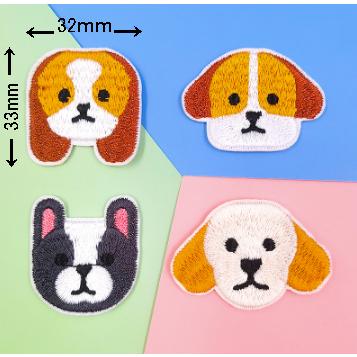 Dogワッペン 犬ワッペン アイロンワッペン アップリケ 刺繍ワッペン |  | 01