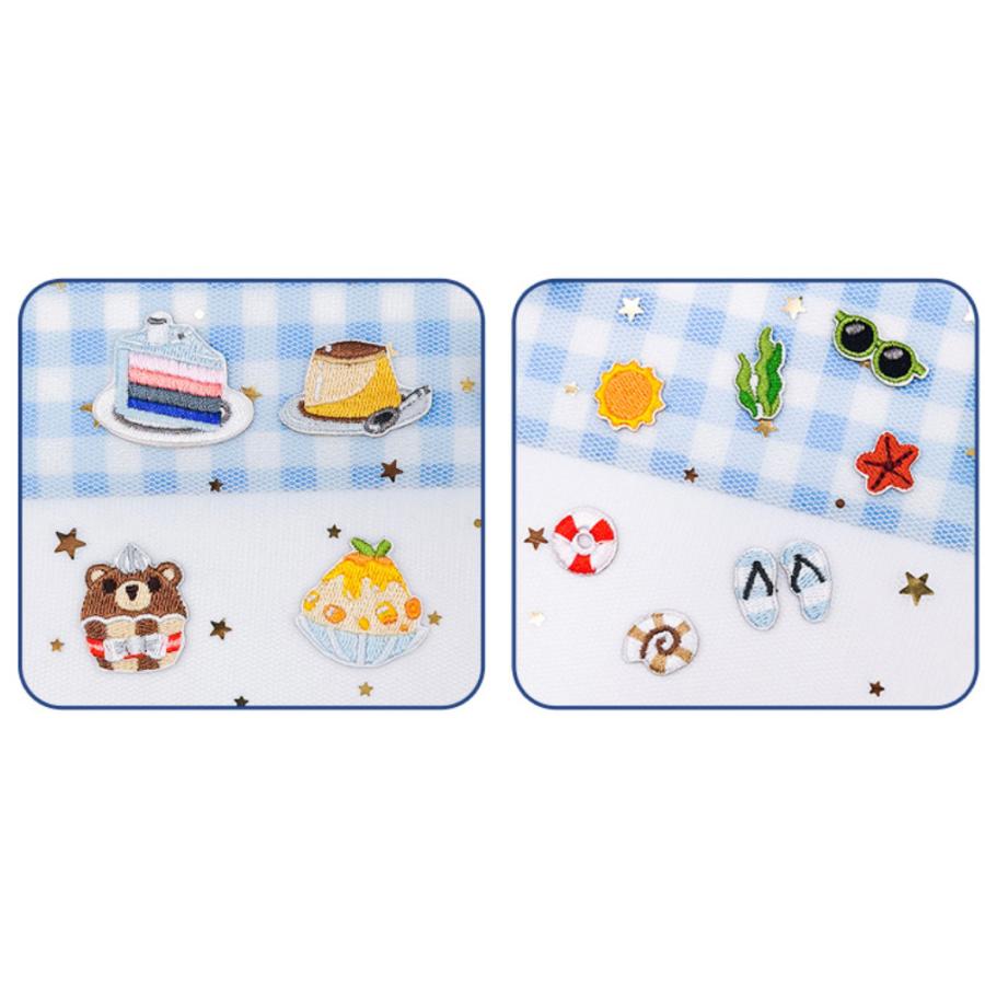 夏デザインワッペン20セット 両面テープワッペン 粘着ワッペン 刺繍ワッペン アップリケ |  | 02