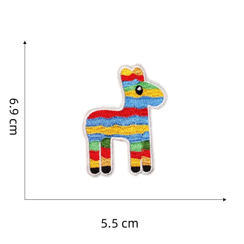 メキシカンワッペン 8個セット メキシコデザインアップリケ