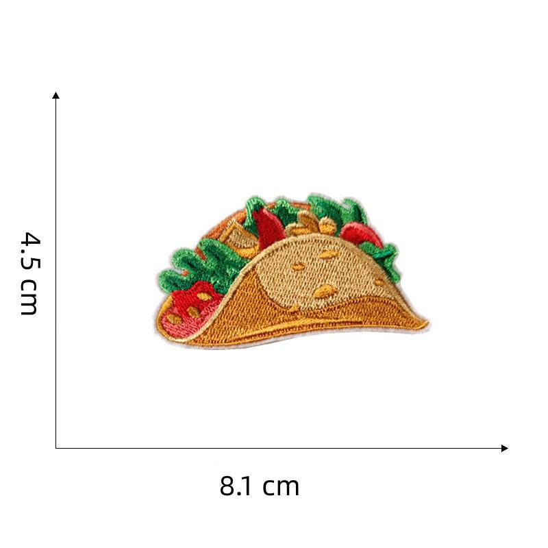 メキシカンワッペン 8個セット メキシコデザインアップリケ
