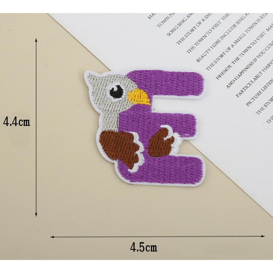 ちょっと大きめアルファベットワッペン アルファベットアップリケ イニシャルワッペン 文字アイロンワッペン |  | 03