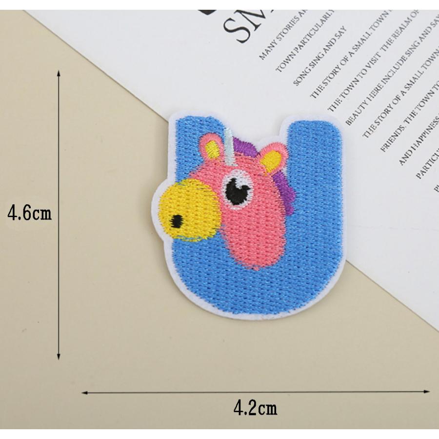 ちょっと大きめアルファベットワッペン アルファベットアップリケ イニシャルワッペン 文字アイロンワッペン |  | 04