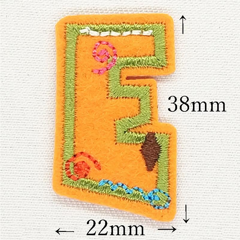 アルファベットワッペン アルファベットアップリケ イニシャルワッペン 文字アイロンワッペン |  | 02