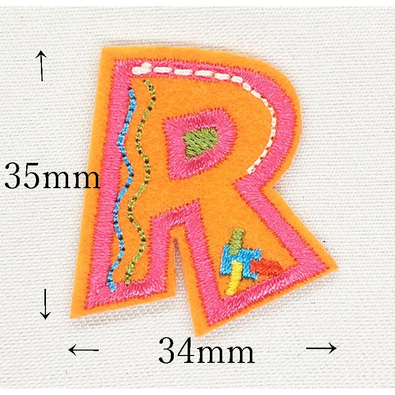 アルファベットワッペン アルファベットアップリケ イニシャルワッペン 文字アイロンワッペン |  | 03