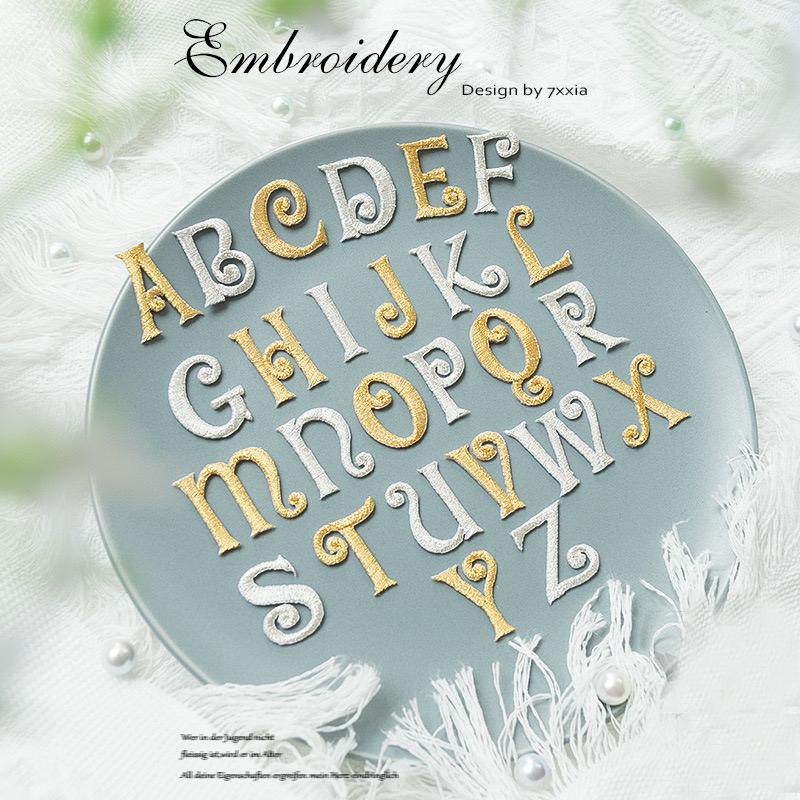 キラキラアルファベットワッペン アルファベットアップリケ イニシャルワッペン 文字アイロンワッペン | 