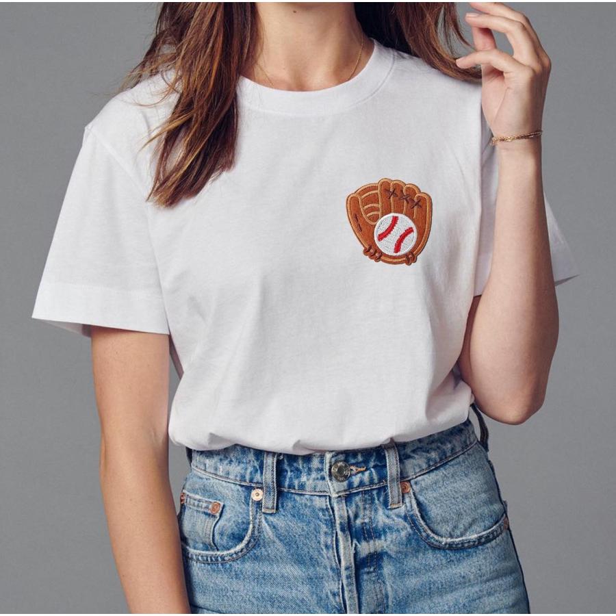 野球 グローブワッペン アイロン 刺繍 アップリケ ボール glove Grove ユニフォーム |  | 06